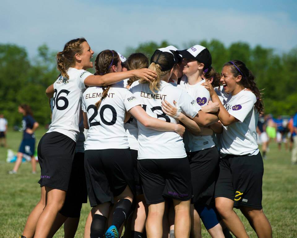 Seattle Ultimate Frisbee group gathering before a game