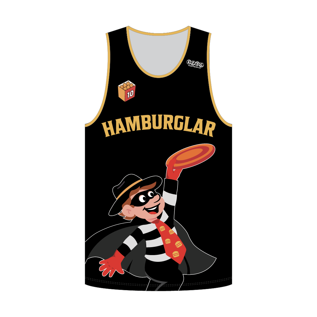 Hamburglar Singlet - Black