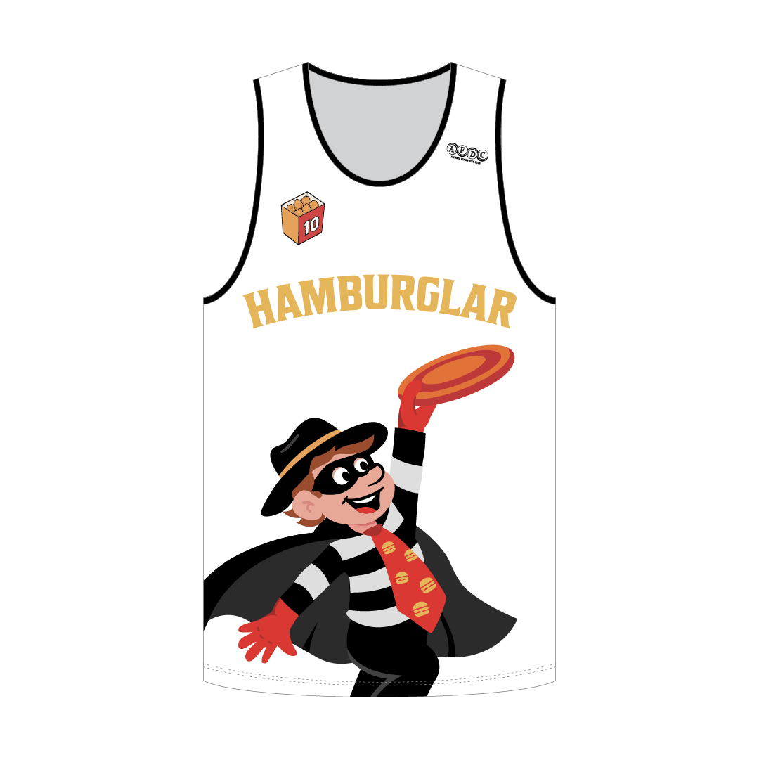 Hamburglar Singlet - White