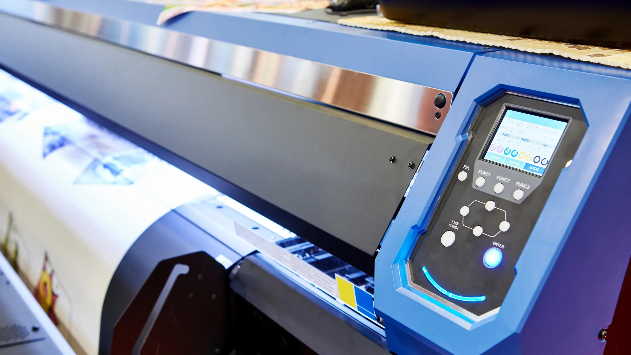 Large format sublimation transfer textile printer