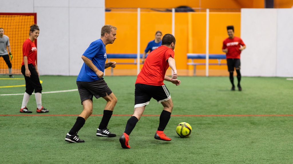 Seattle Tacoma adult soccer leagues indoor coed players.
