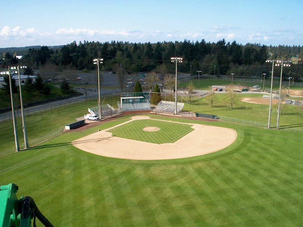 Top full view of Heidelberg Sports Complex for slowpitch softball.